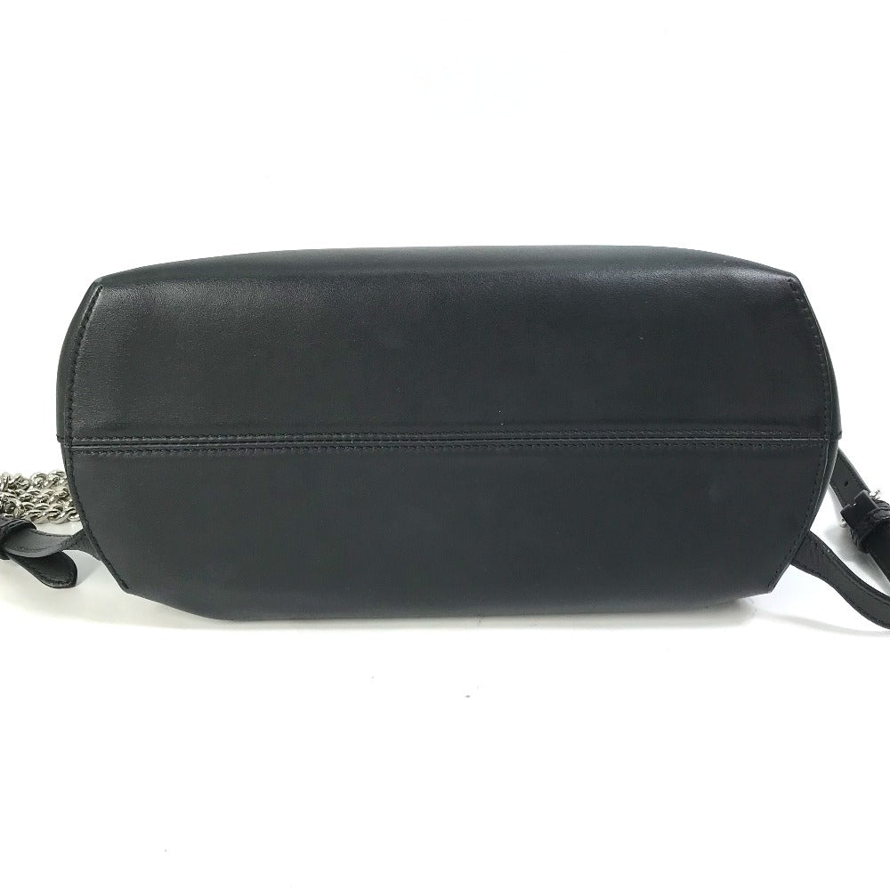 FENDI Backpack 8BZ042 leather black Bag to school Women Used