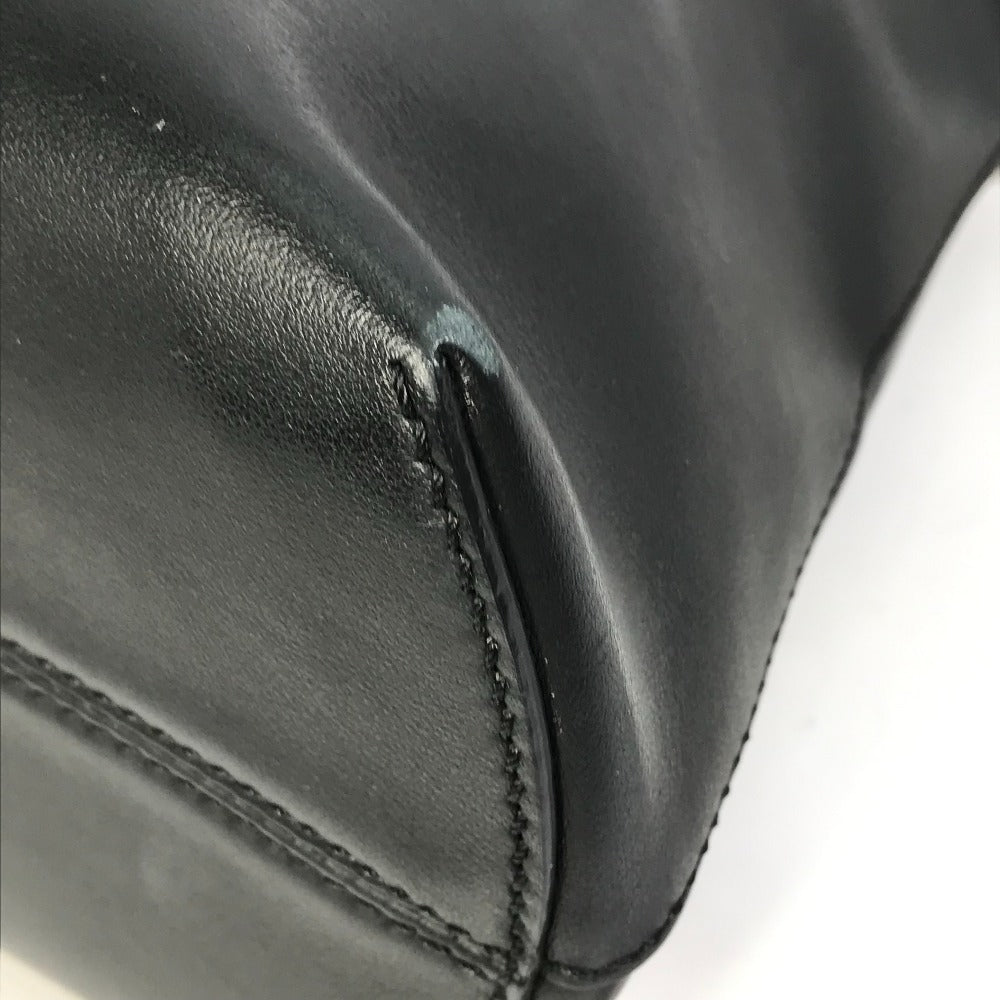 FENDI Backpack 8BZ042 leather black Bag to school Women Used