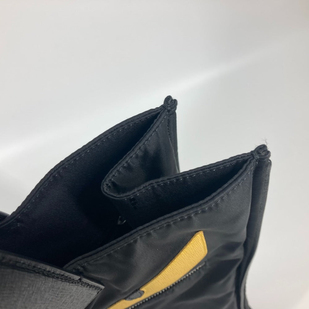 FENDI Tote Bag 7VA367 Nylon black Monster Bugs mens Used