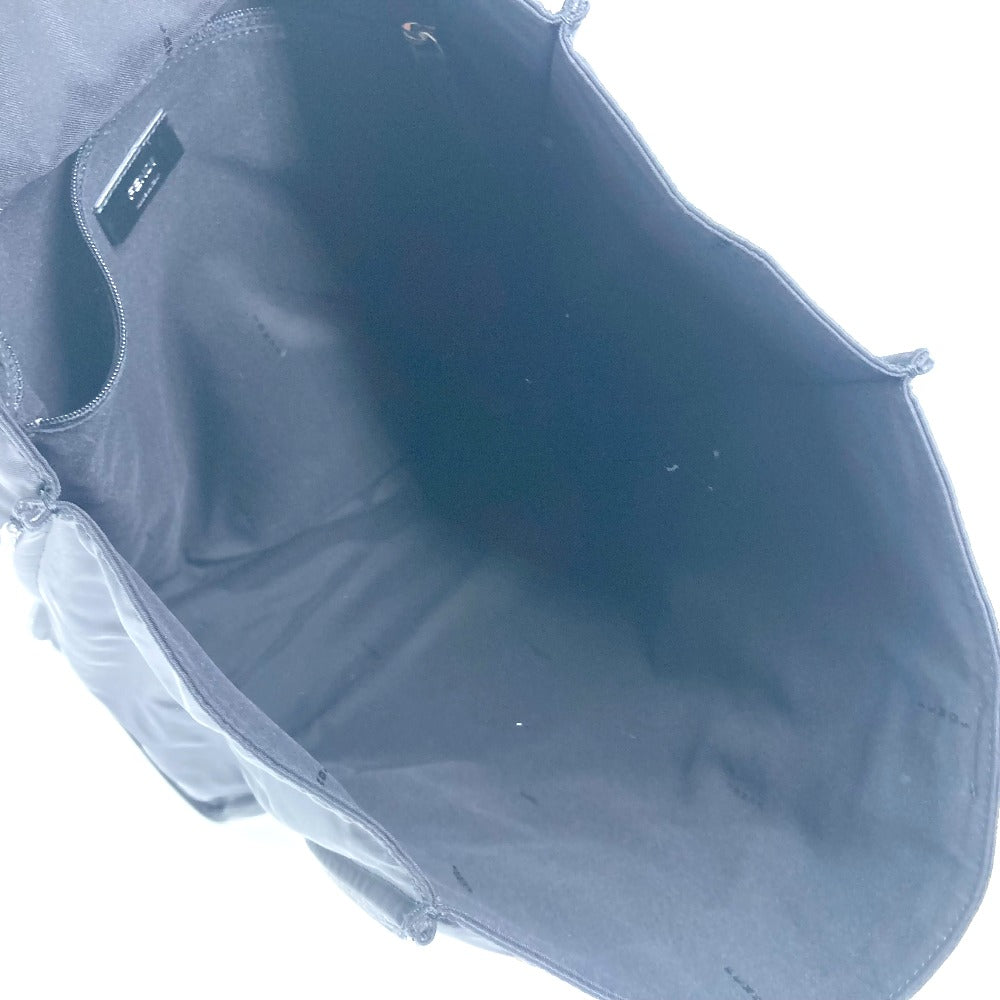 FENDI Tote Bag 7VA367 Nylon black Monster Bugs mens Used