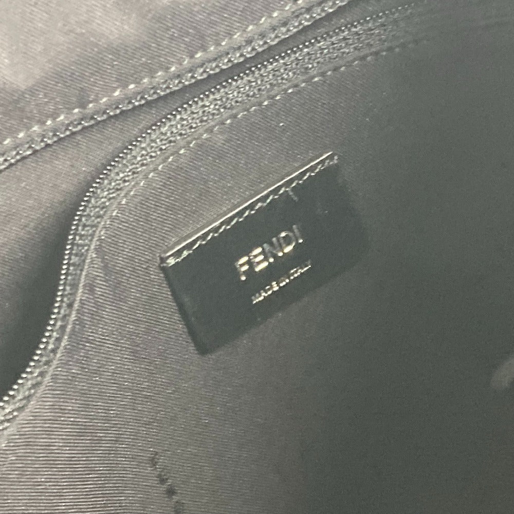 FENDI Tote Bag 7VA367 Nylon black Monster Bugs mens Used