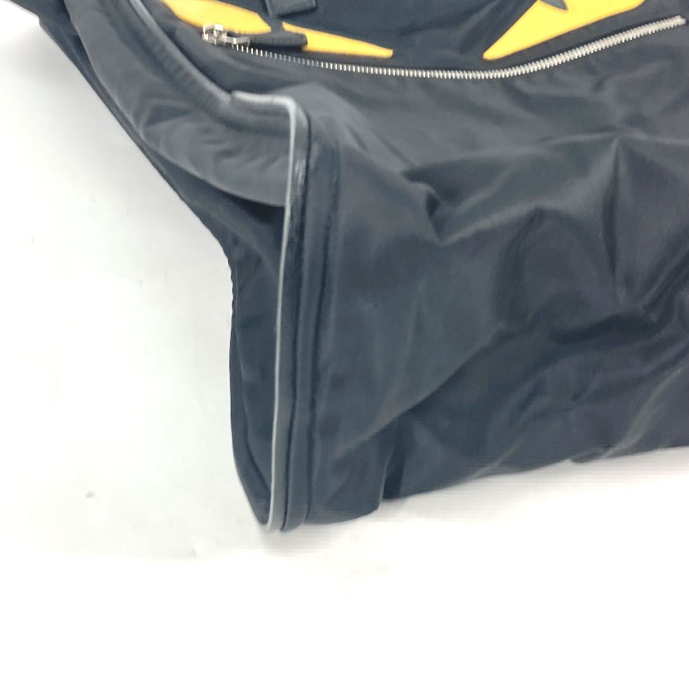 FENDI Tote Bag 7VA367 Nylon black Monster Bugs mens Used
