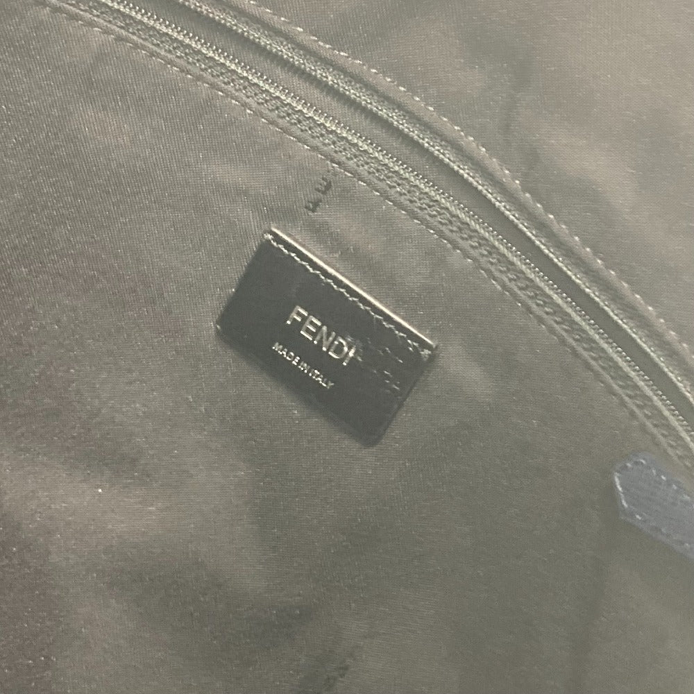 FENDI Tote Bag 7VA367 Nylon, Leather Navy Shoulder Bag monster