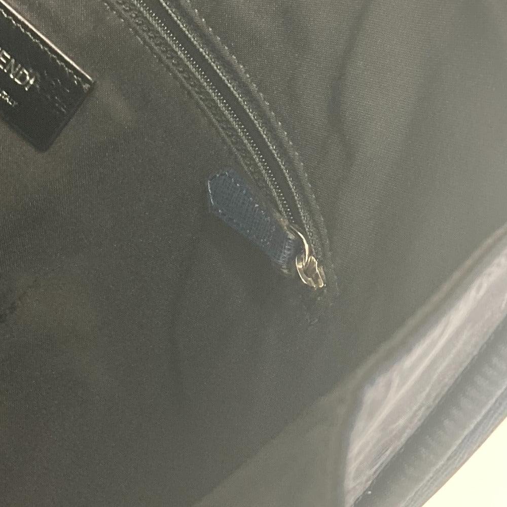 FENDI Tote Bag 7VA367 Nylon, Leather Navy Shoulder Bag monster