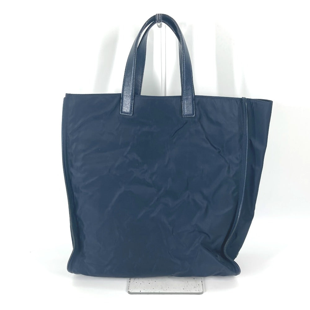 FENDI Tote Bag 7VA367 Nylon, Leather Navy Shoulder Bag monster