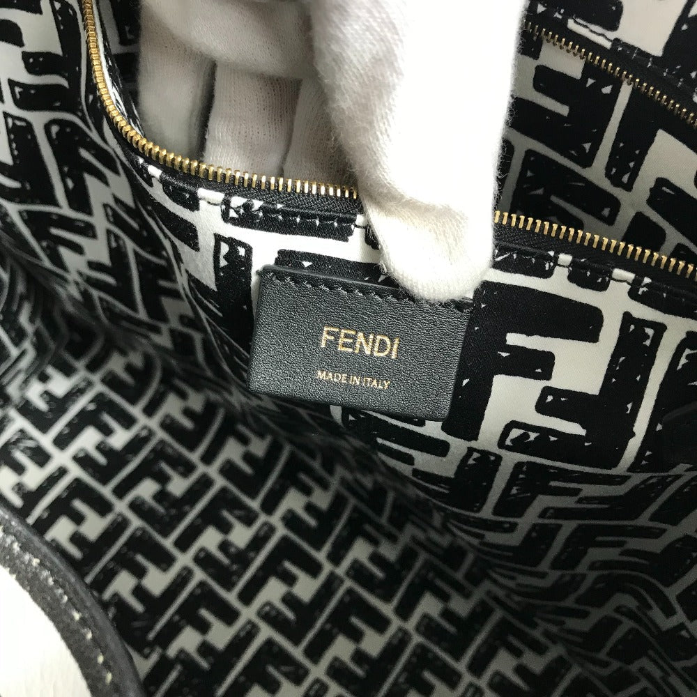 FENDI Tote Bag 8BH357 Coated canvas white Joshua Vides Collaboration Shopper bag