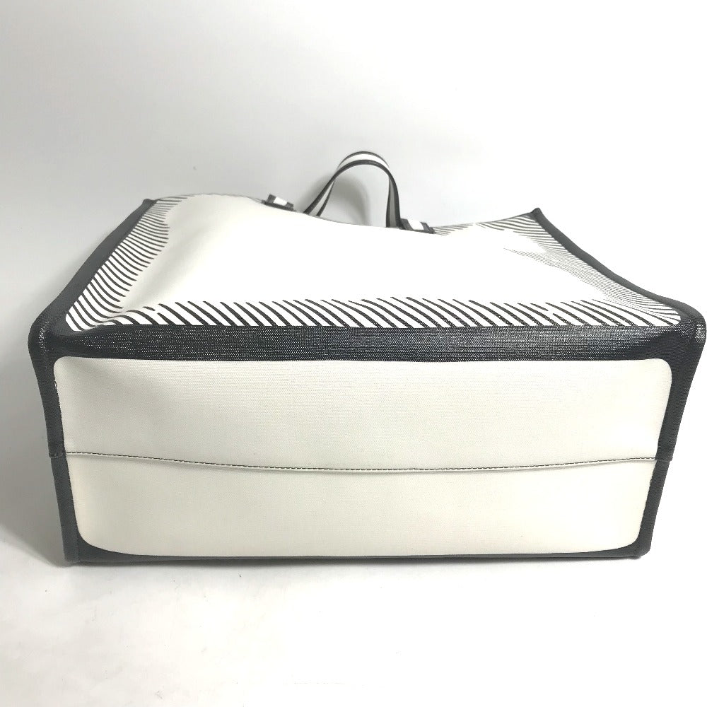 FENDI Tote Bag 8BH357 Coated canvas white Joshua Vides Collaboration Shopper bag