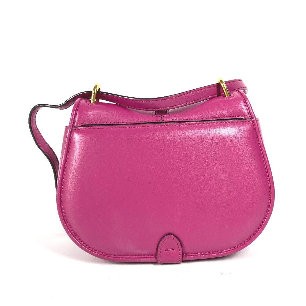 FENDI Shoulder Bag 8BS082 leather purple Come on Small