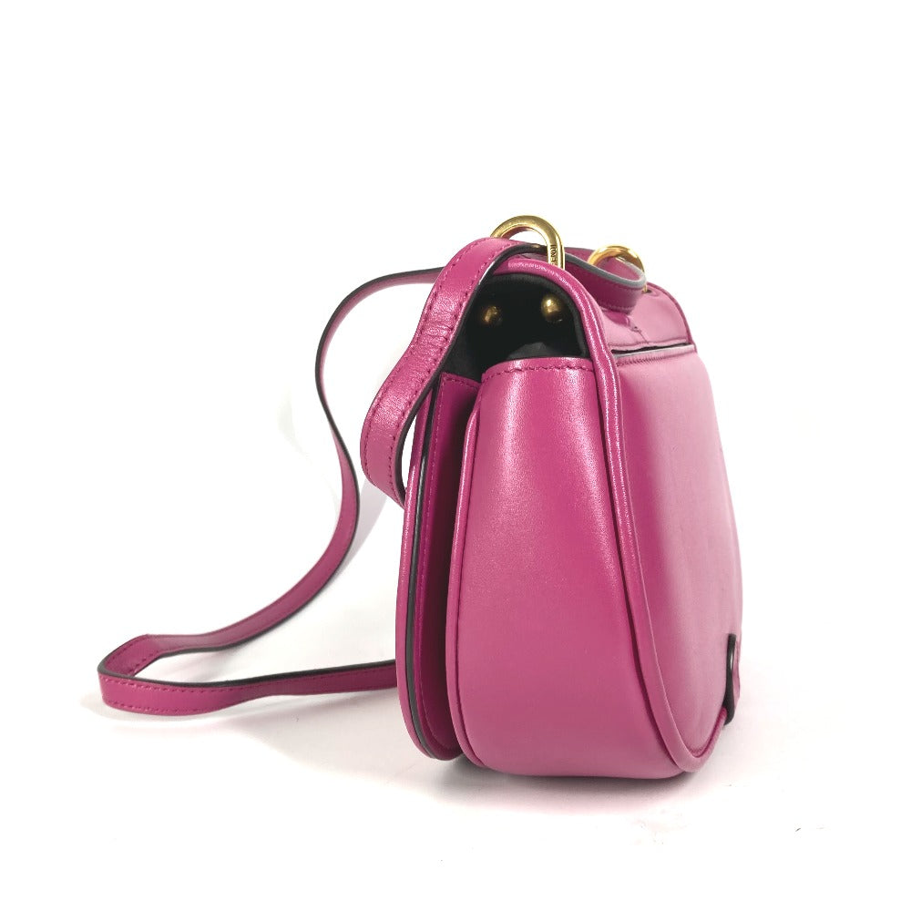 FENDI Shoulder Bag 8BS082 leather purple Come on Small