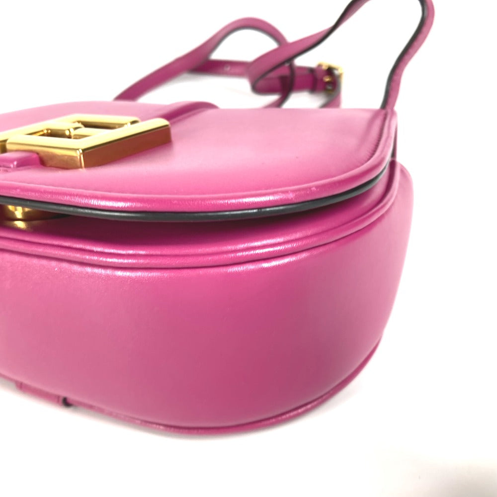 FENDI Shoulder Bag 8BS082 leather purple Come on Small