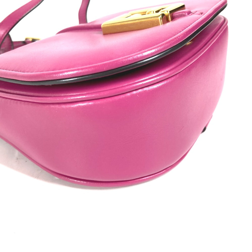 FENDI Shoulder Bag 8BS082 leather purple Come on Small