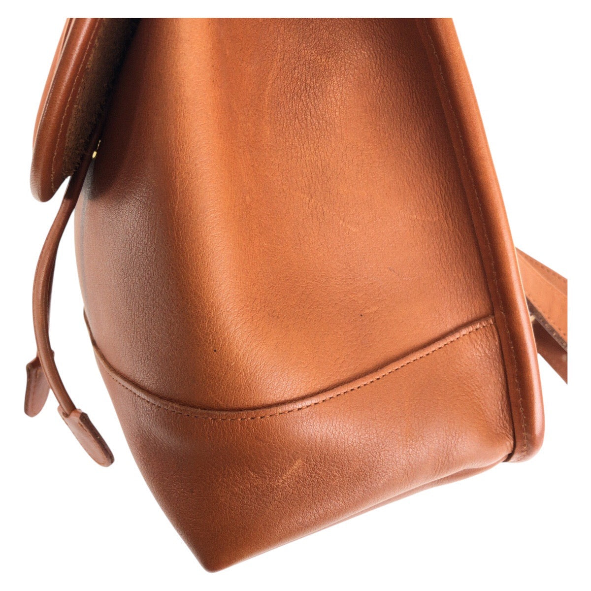 Coach Leather Backpack Brown Gold Hardware