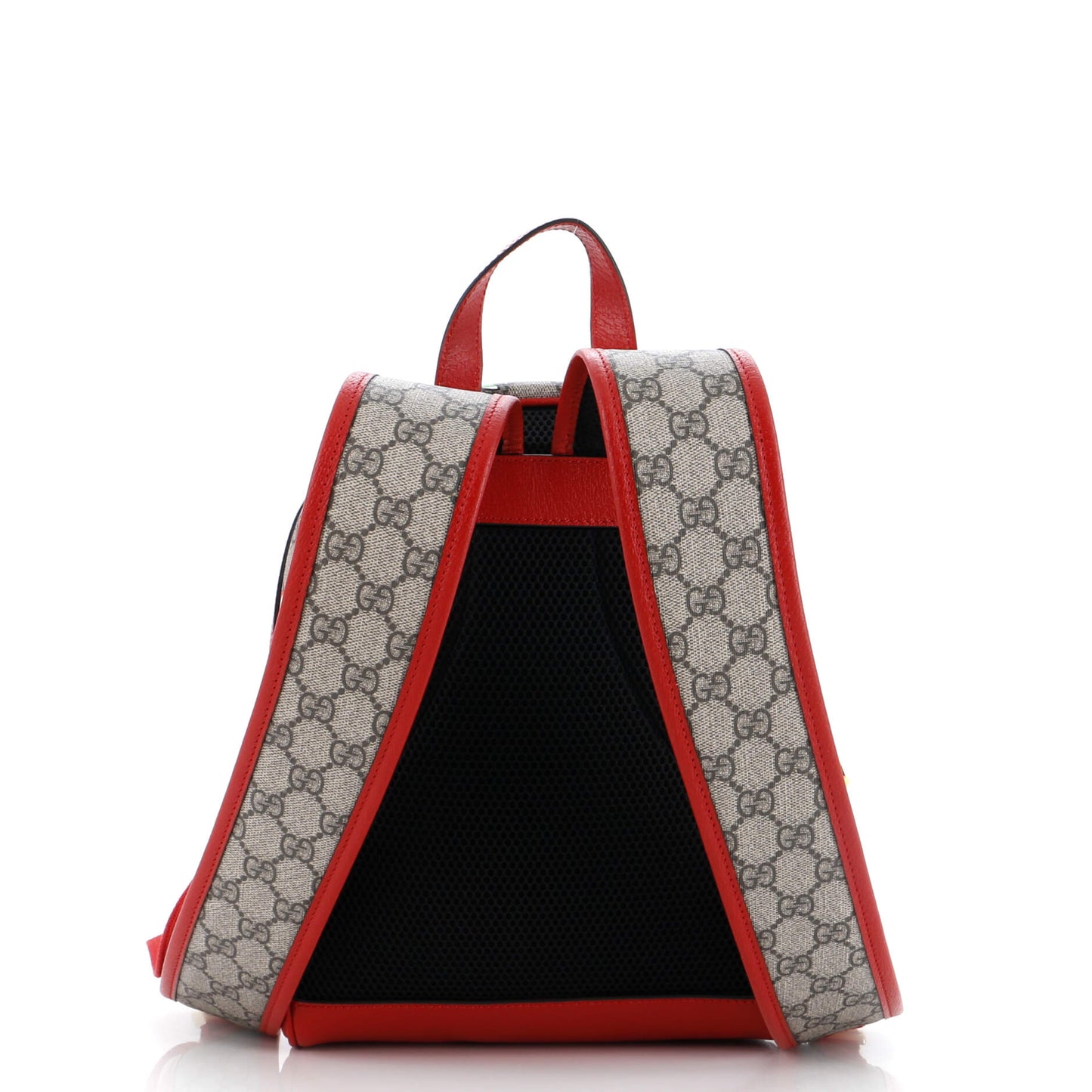 Zip Pocket Backpack Printed GG Coated Canvas Small