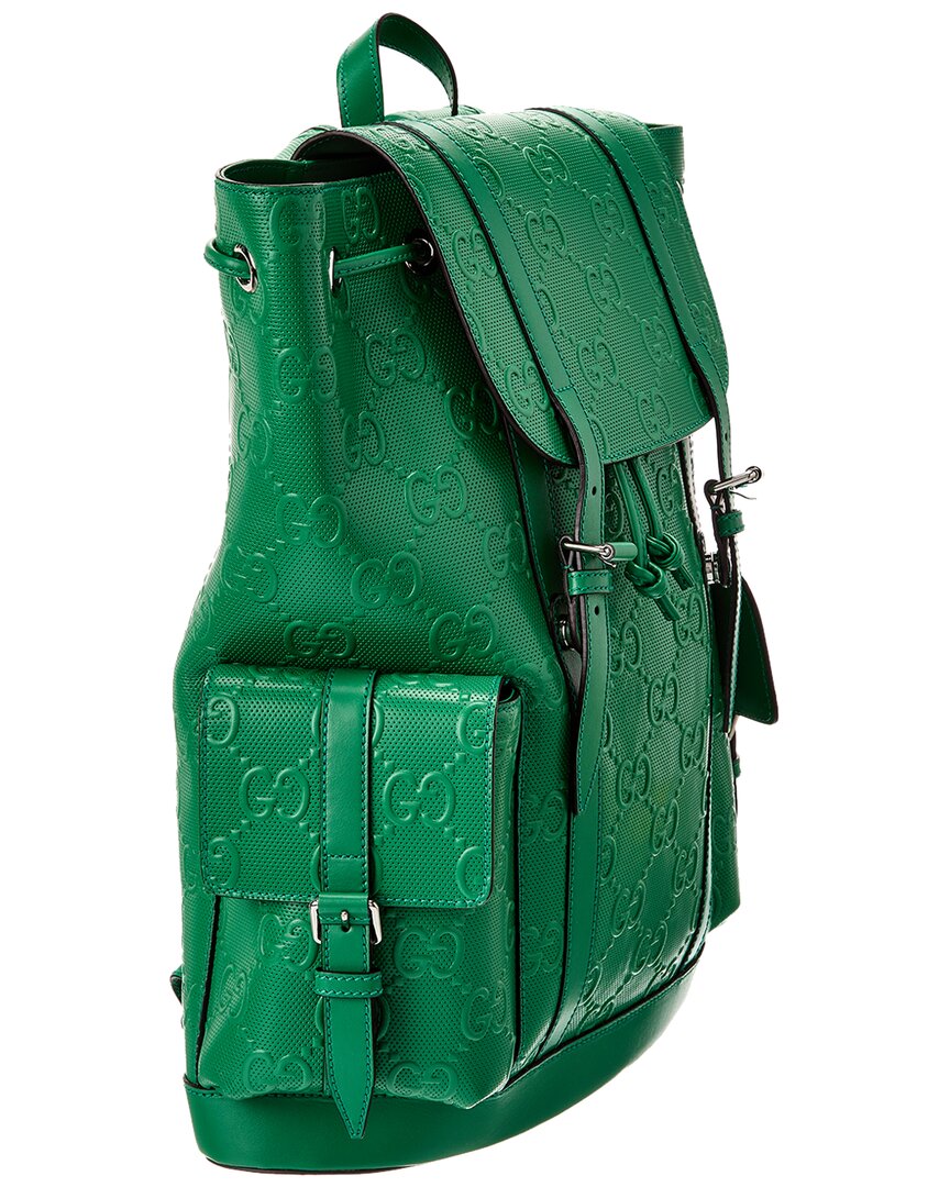 Gucci GG Leather Backpack