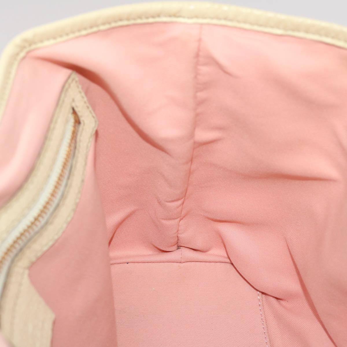 GUCCI GG Canvas Sherry Line Hand Bag Pink White Green