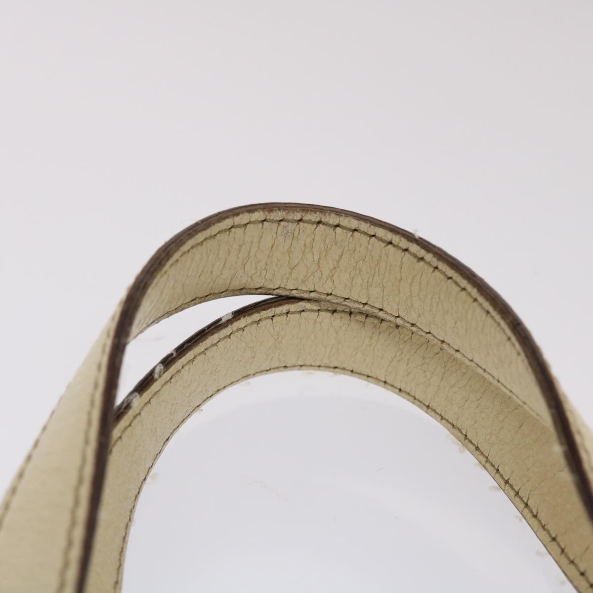 GUCCI GG Canvas Sherry Line Hand Bag Pink White Green