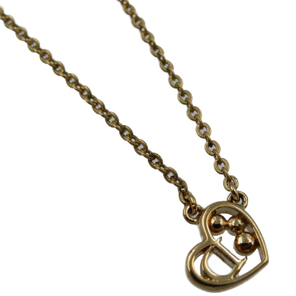Christian Dior Necklace Metal, Rhinestone gold