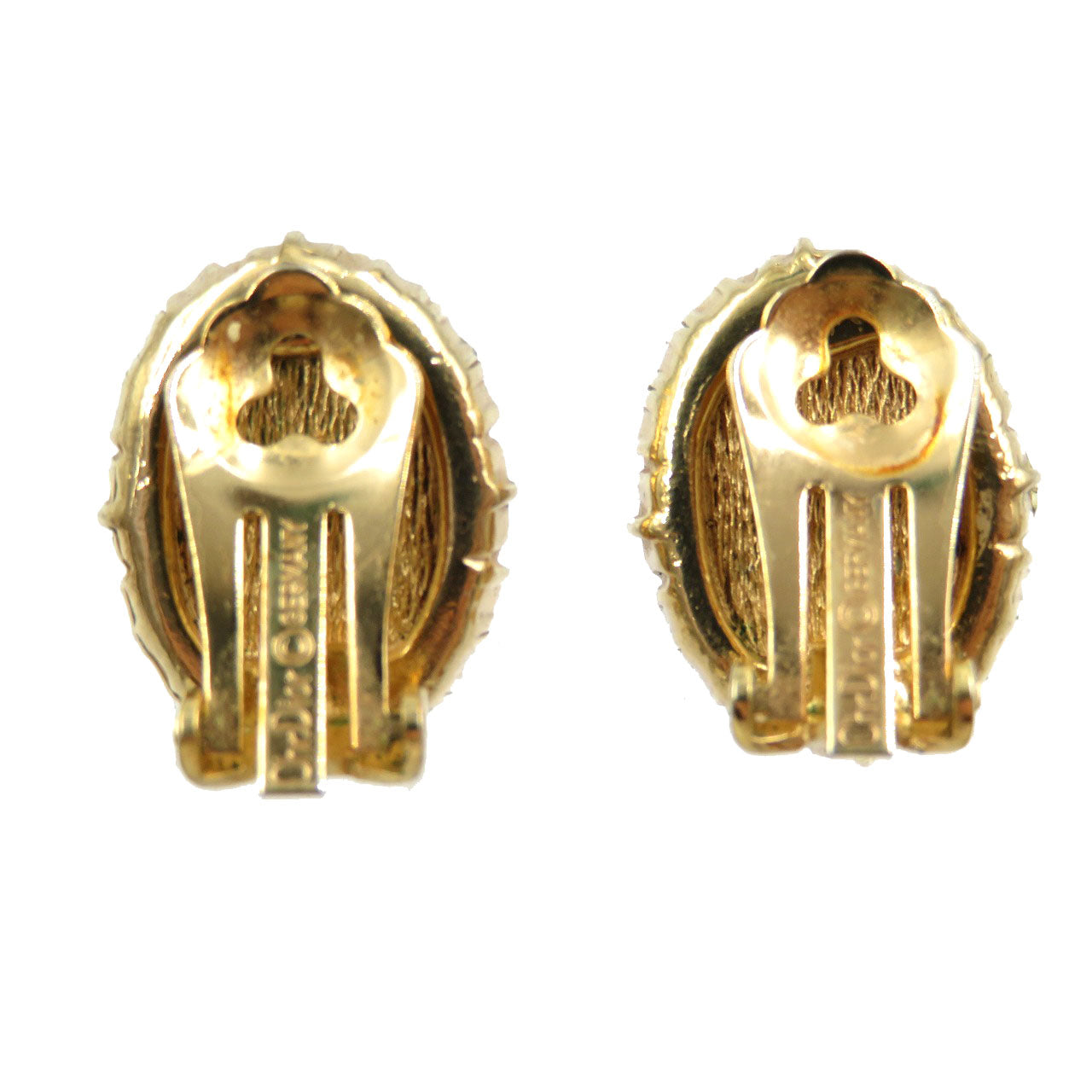 Christian Dior Earring Gold Plated, Faux Pearl gold