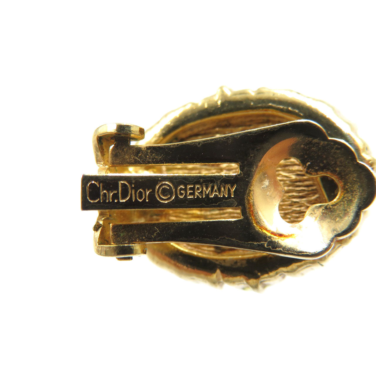 Christian Dior Earring Gold Plated, Faux Pearl gold
