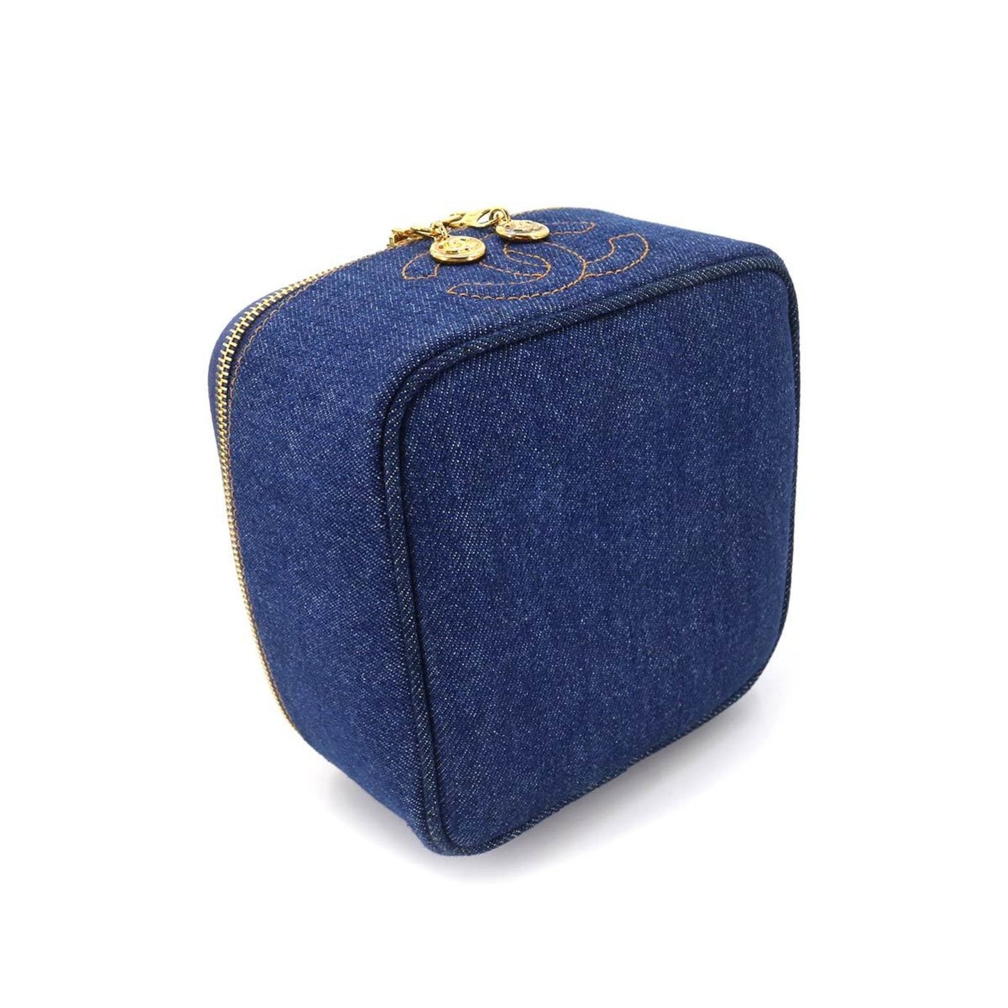 Chanel Blue Denim - Jeans Vanity clutch bag