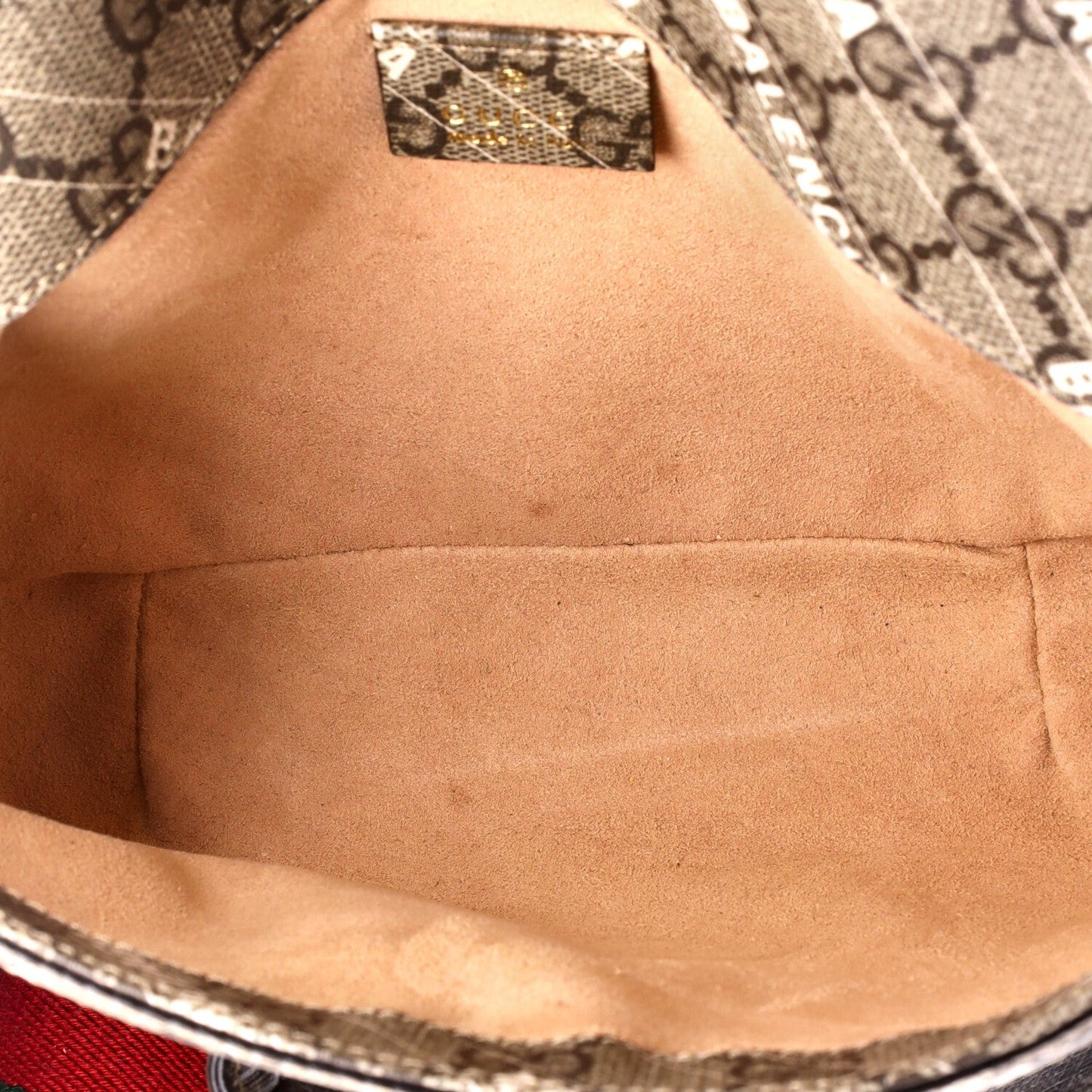 x Balenciaga The Hacker Project Horsebit 1955 Shoulder Bag GG Coated Canvas Mini