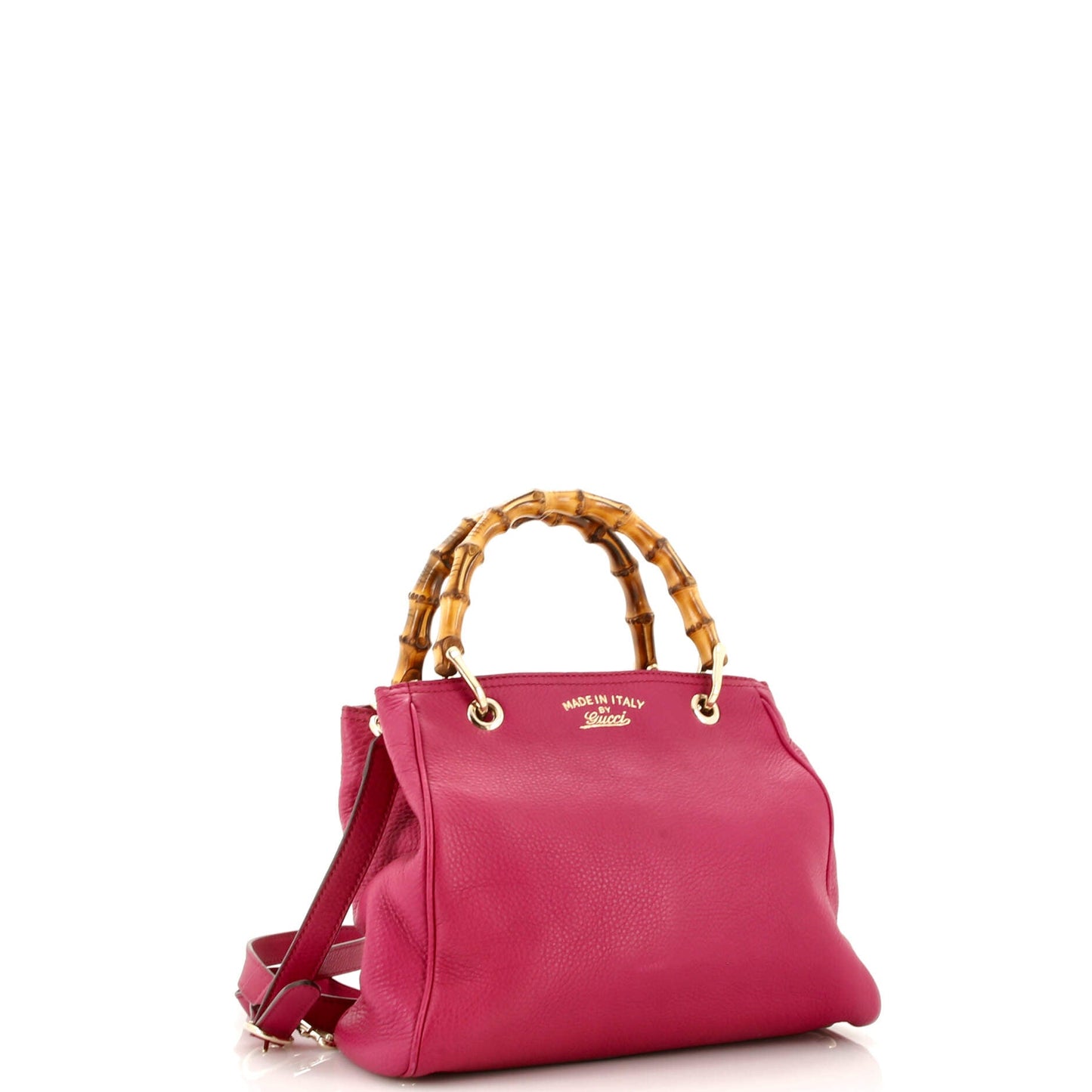 Bamboo Shopper Tote Leather Small