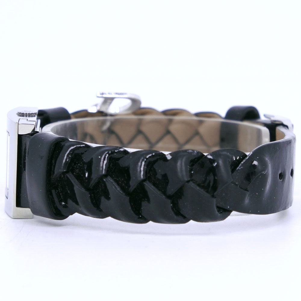Christian Dior Watches Quartz D78-109 Stainless Steel , Leather Silver- Maris black dial Women Used
