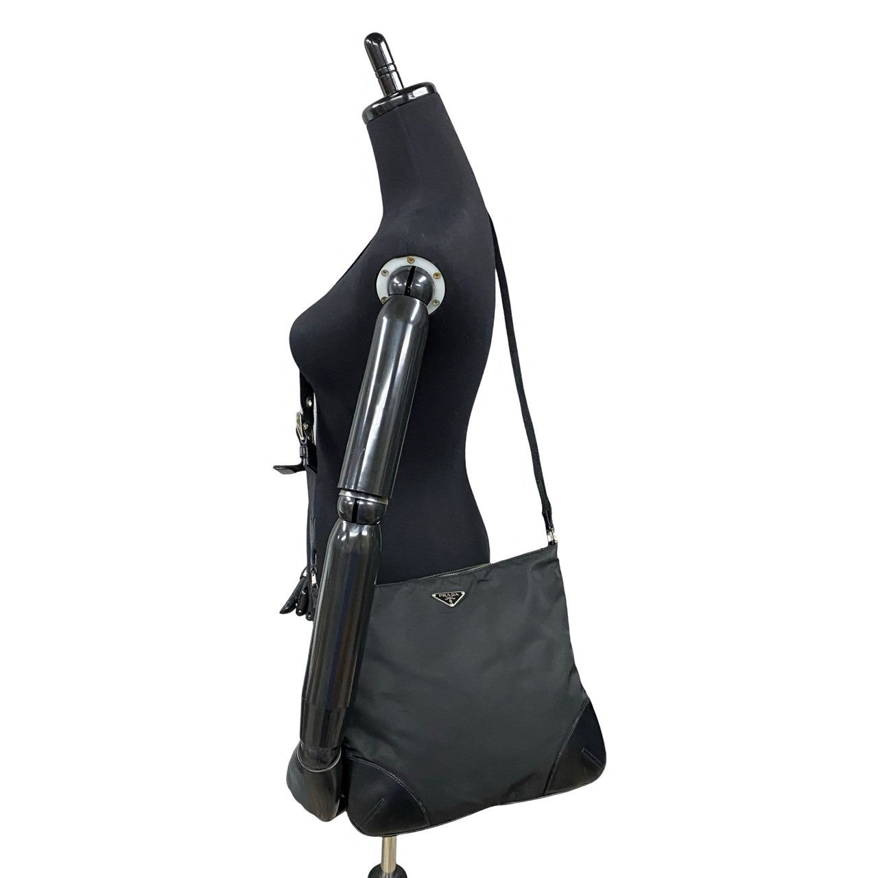 PRADA Shoulder Bag Nylon black