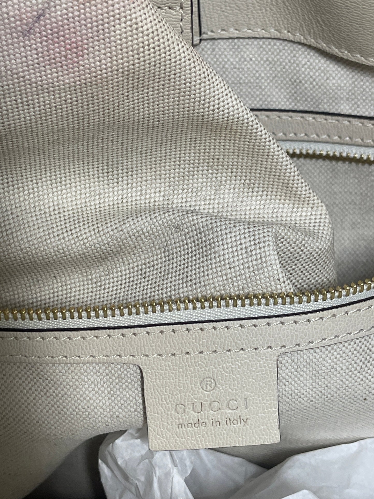 Tote Luxury Designer By Gucci, Size: Large