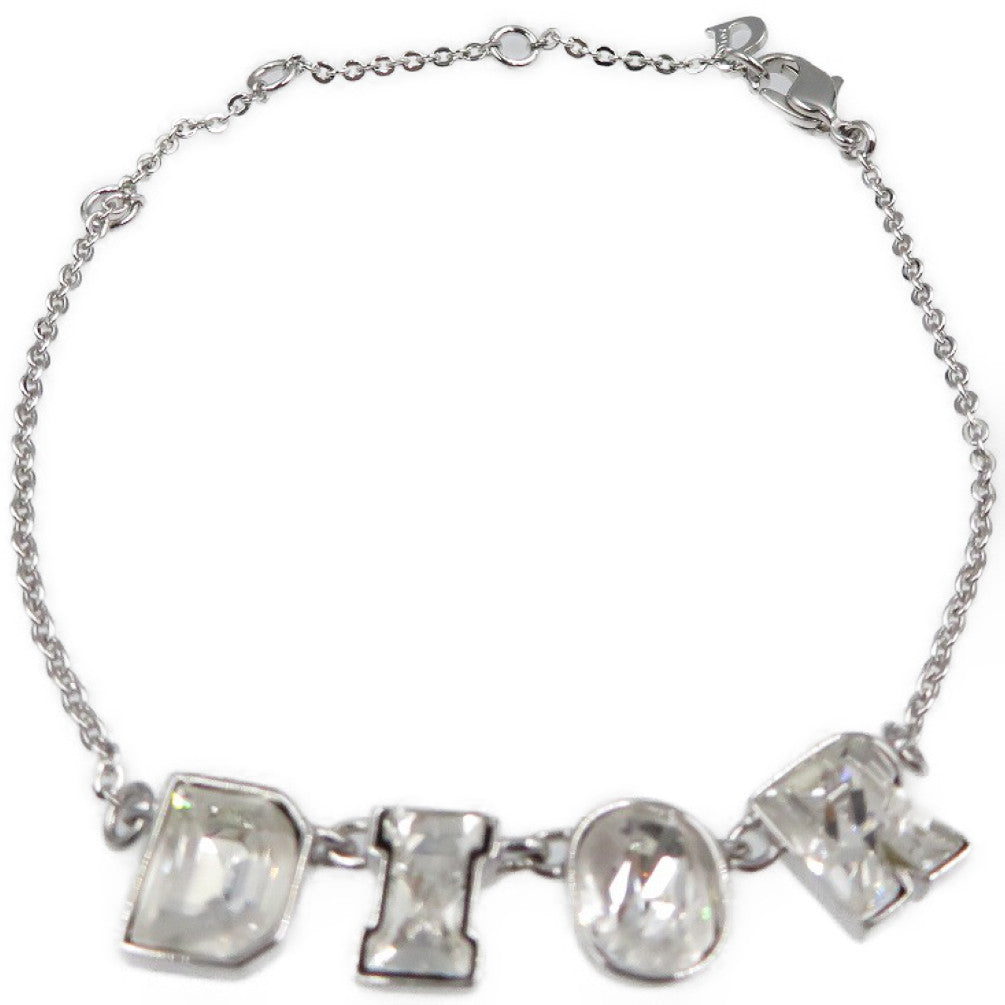 Christian Dior bracelet Metal, Rhinestone Silver