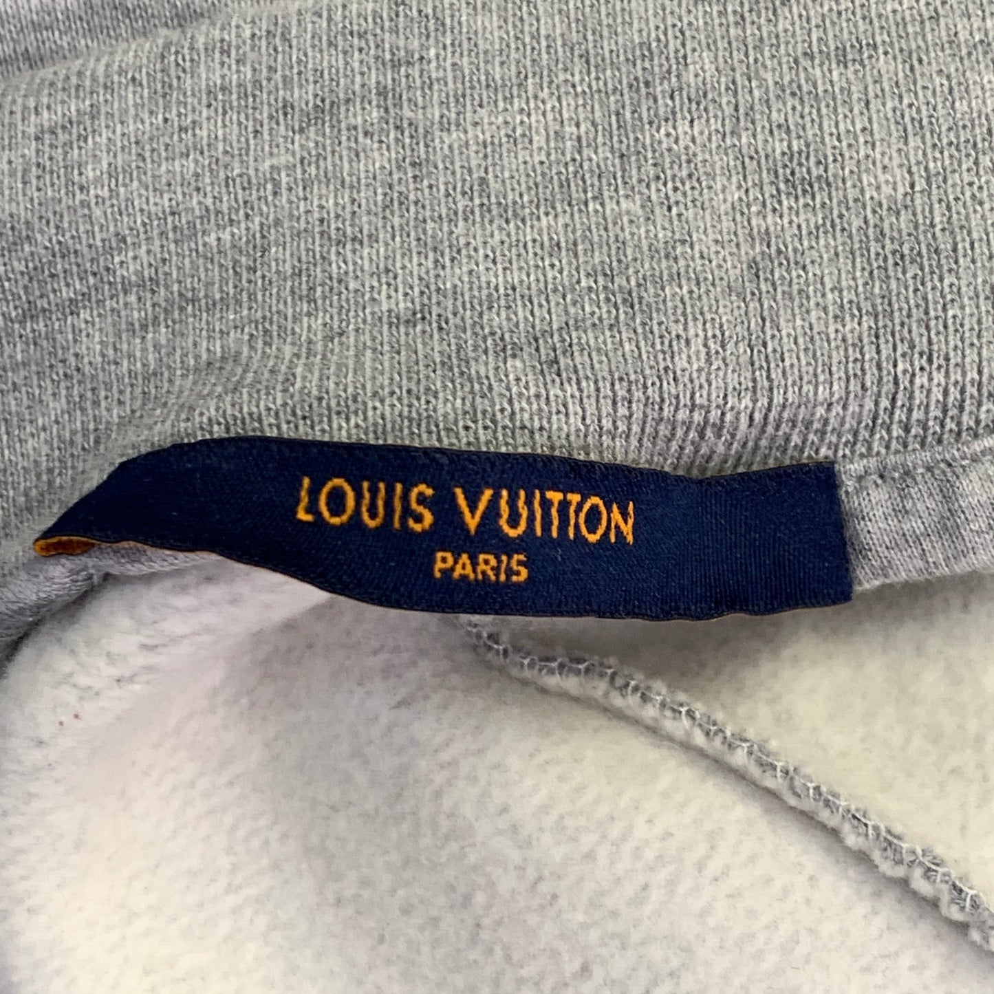 LOUIS VUITTON Size M Heather Grey Black Graffiti Logo Cotton Sweatpants Casual Pants