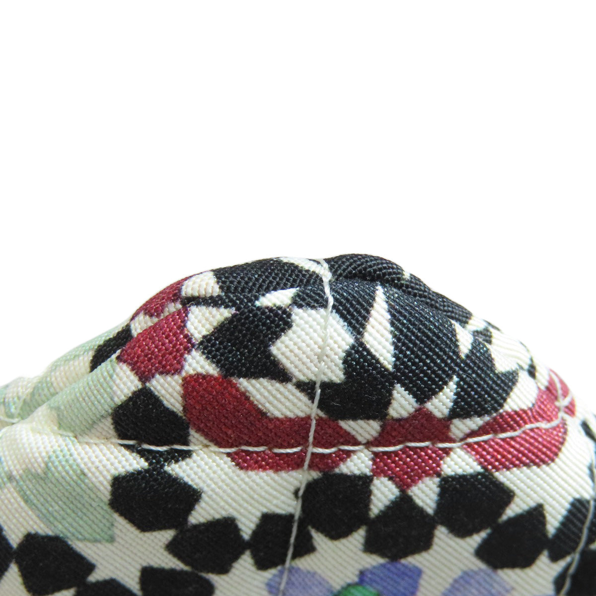 CHANEL Clutch bag quilting black Matelasse Flower Pattern Pouch Women Used