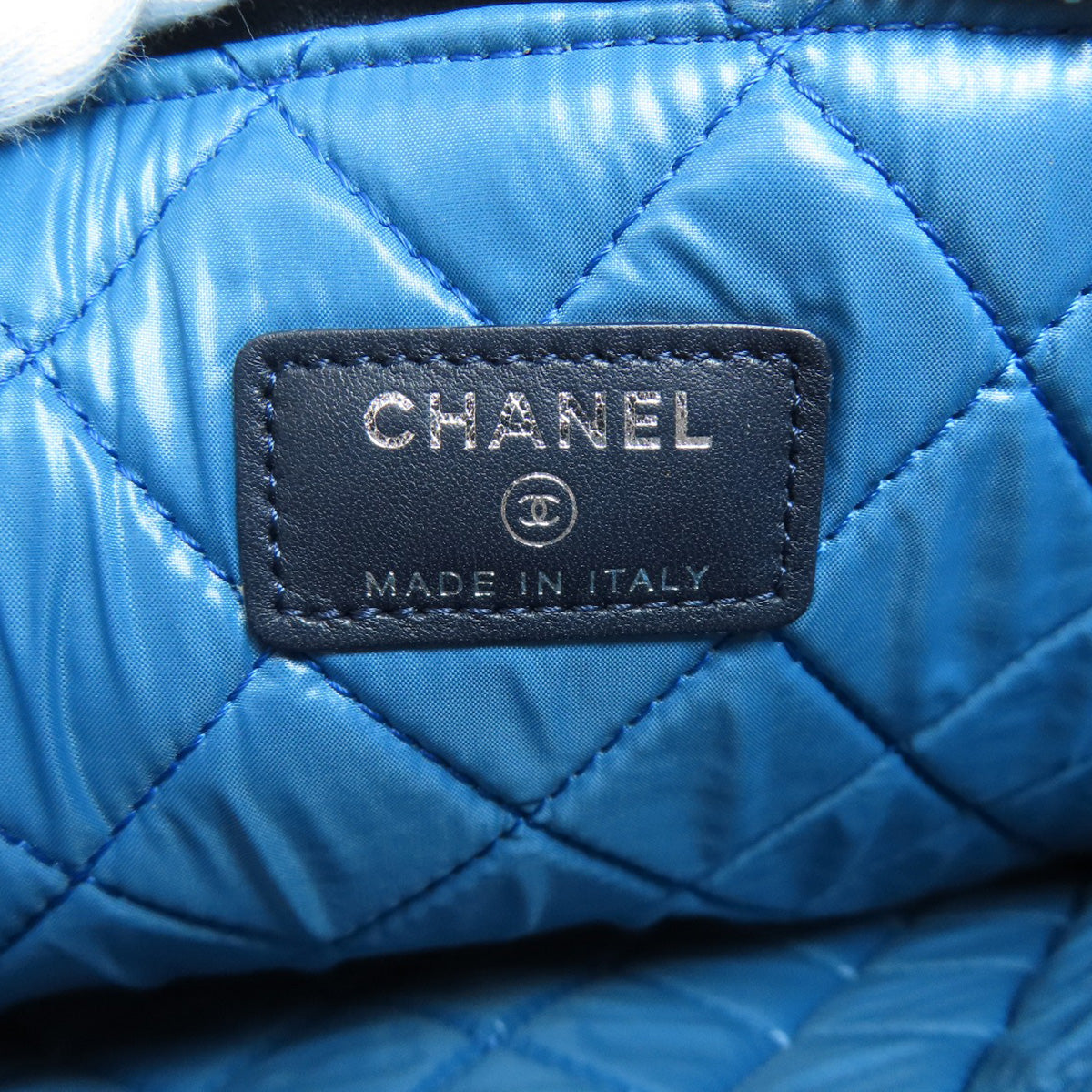 CHANEL Clutch bag quilting black Matelasse Flower Pattern Pouch Women Used