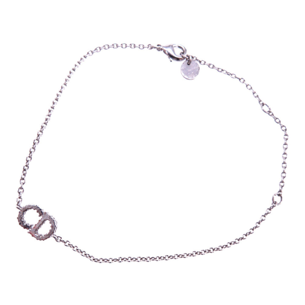 Christian Dior bracelet Metal, Rhinestone Silver Claire Dee Lune