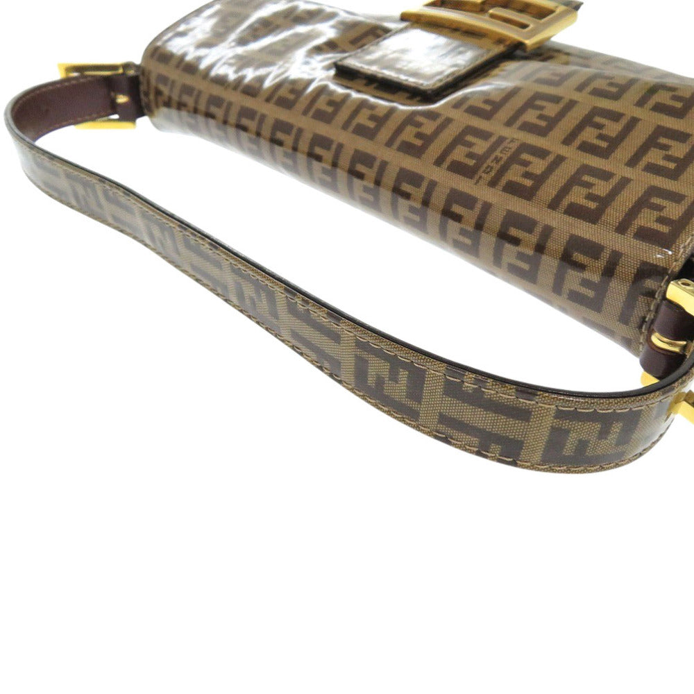 FENDI Handbag 2408264 Coated canvas Brown Zucchino Mamma Bucket