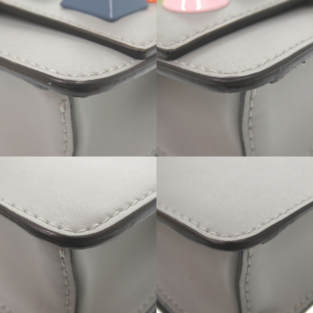 FENDI Shoulder Bag 8M0346 leather gray