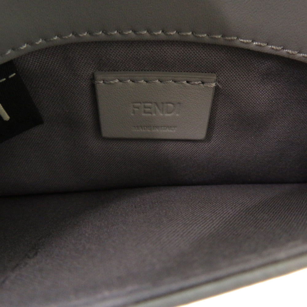 FENDI Shoulder Bag 8M0346 leather gray