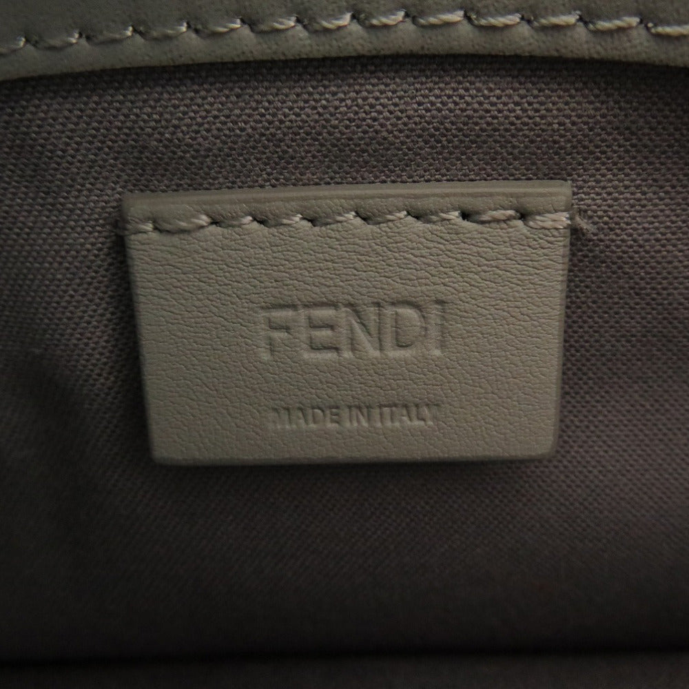 FENDI Shoulder Bag 8M0346 leather gray