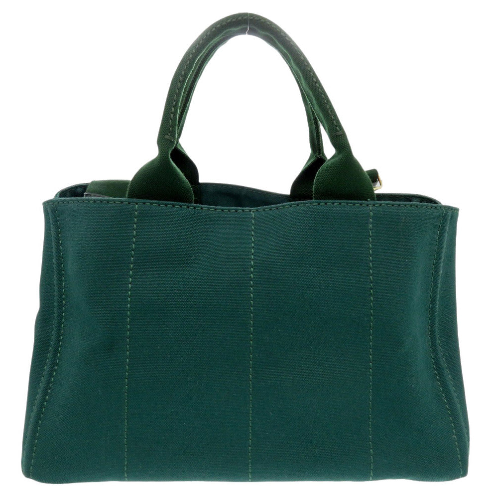 PRADA Tote Bag BN2642 canvas green CANAPA Canapa