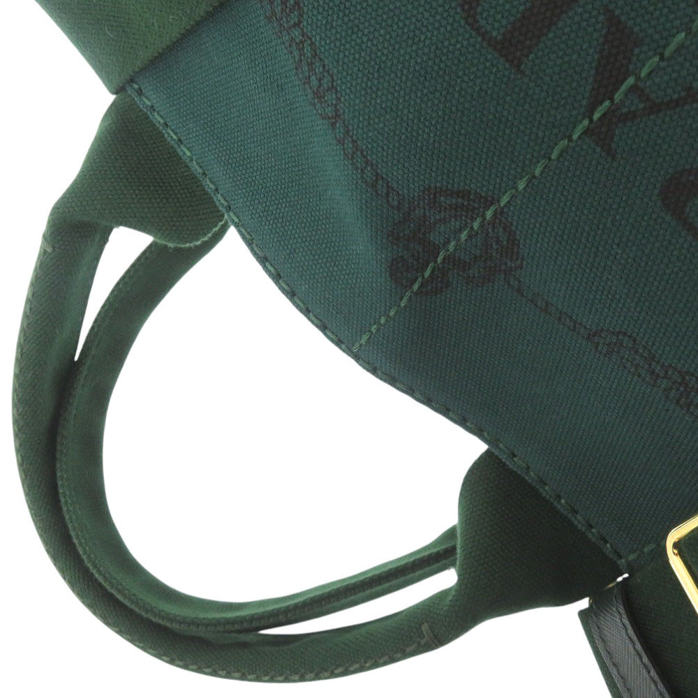 PRADA Tote Bag BN2642 canvas green CANAPA Canapa