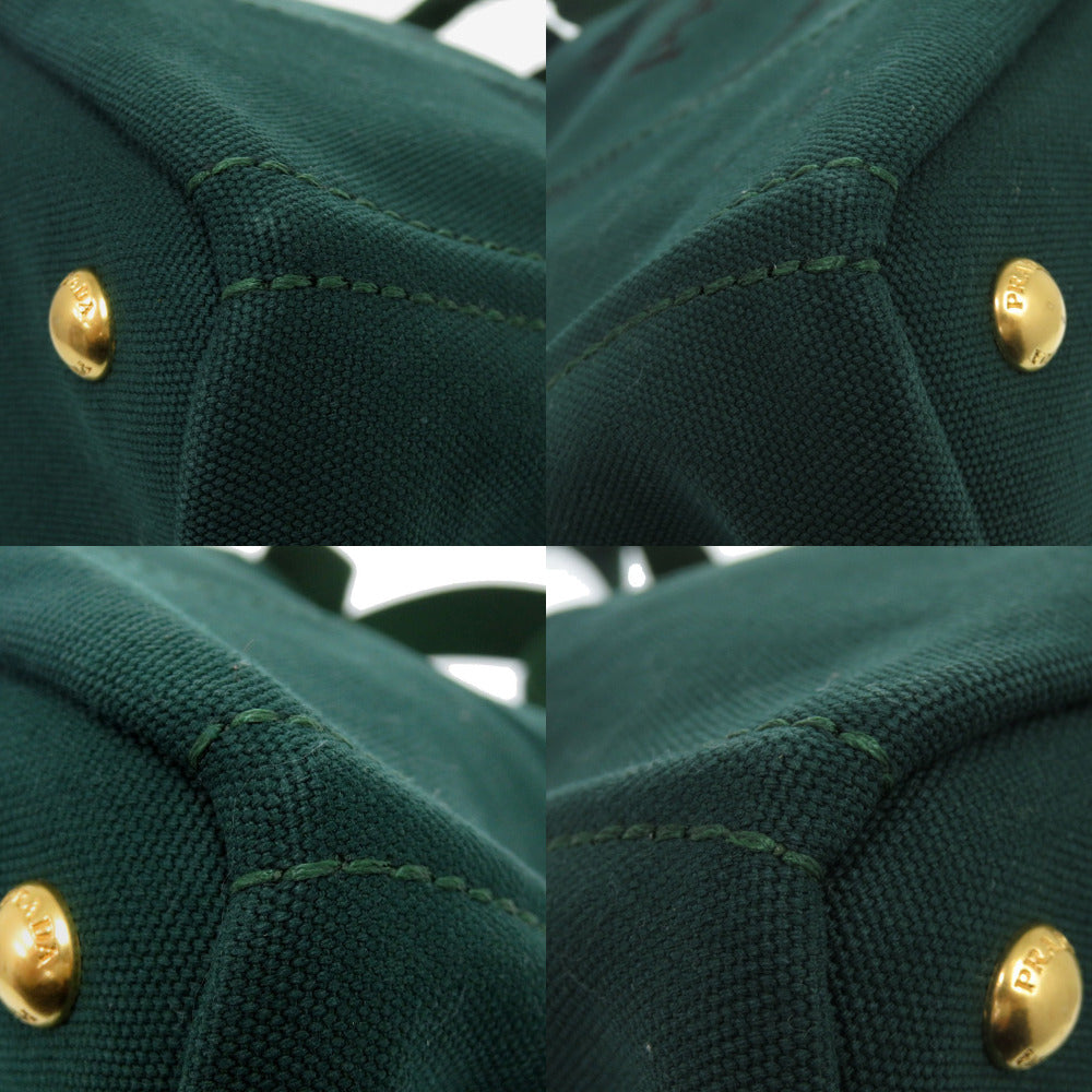 PRADA Tote Bag BN2642 canvas green CANAPA Canapa