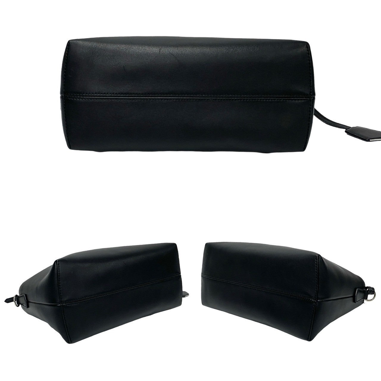 FENDI Shoulder Bag leather black By the way medium