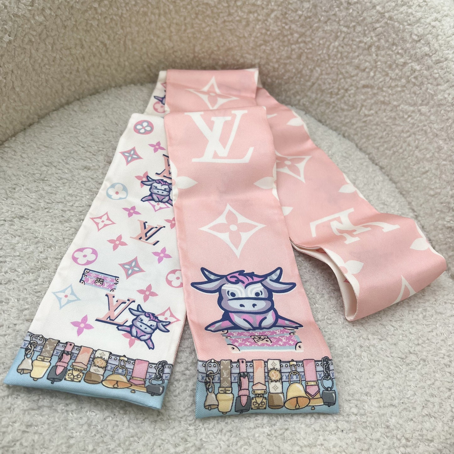 LV Louis Vuitton Rodeo Rose Bandeau