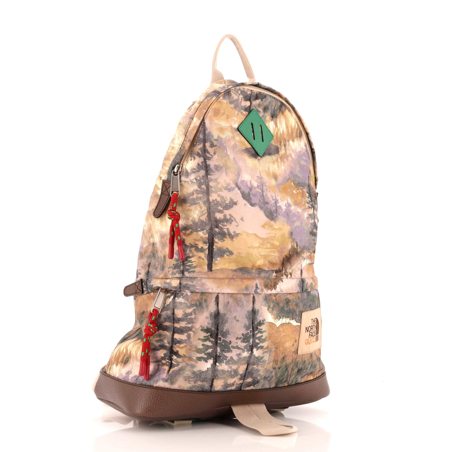 Gucci x The North Face Zip Backpack Printed Nylon Medium