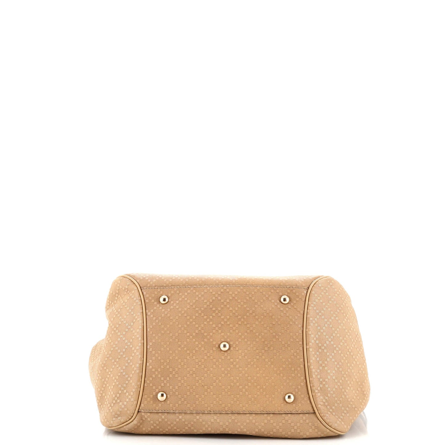 Belted Bamboo Tote Diamante Canvas with Leather Medium