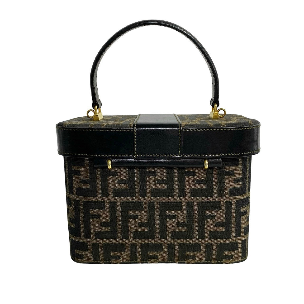 FENDI Handbag leather Brown