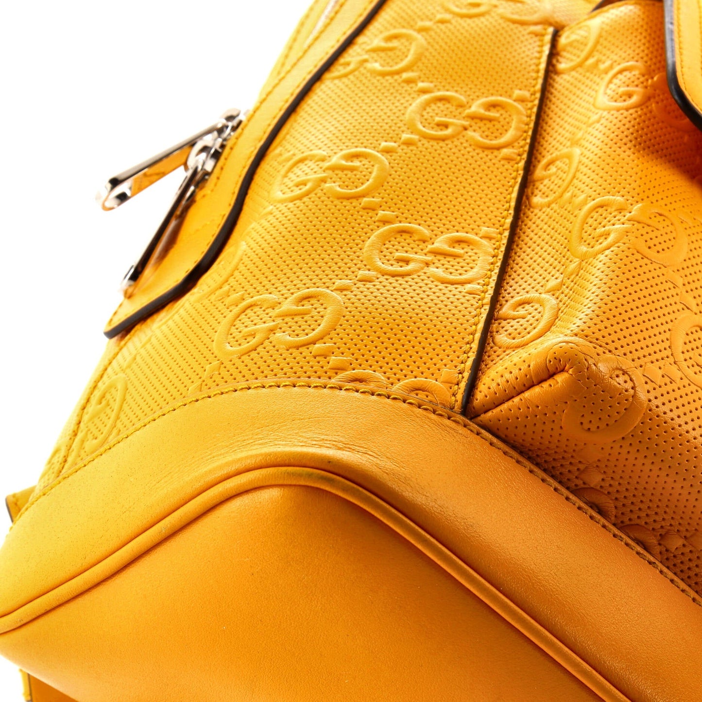 Pocket Backpack GG Embossed Perforated Leather Large