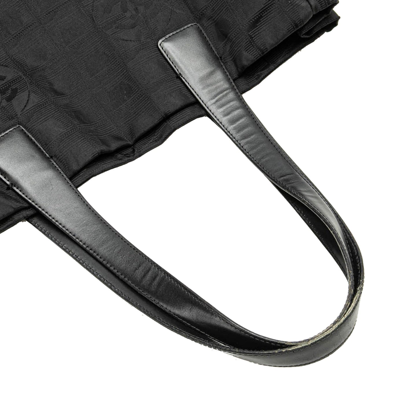 Black Chanel New Travel Line Nylon Tote