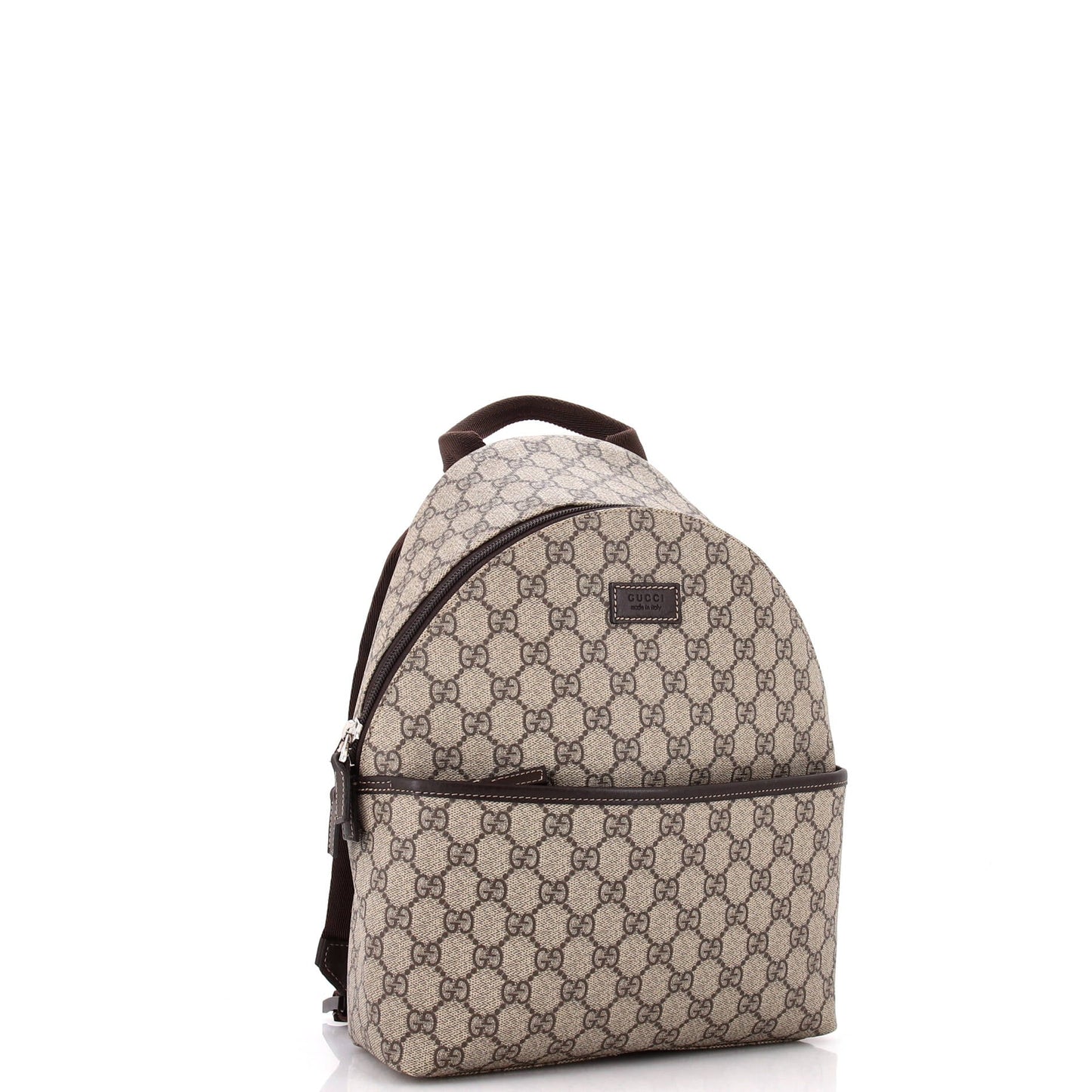 Front Pocket Backpack GG Coated Canvas Small