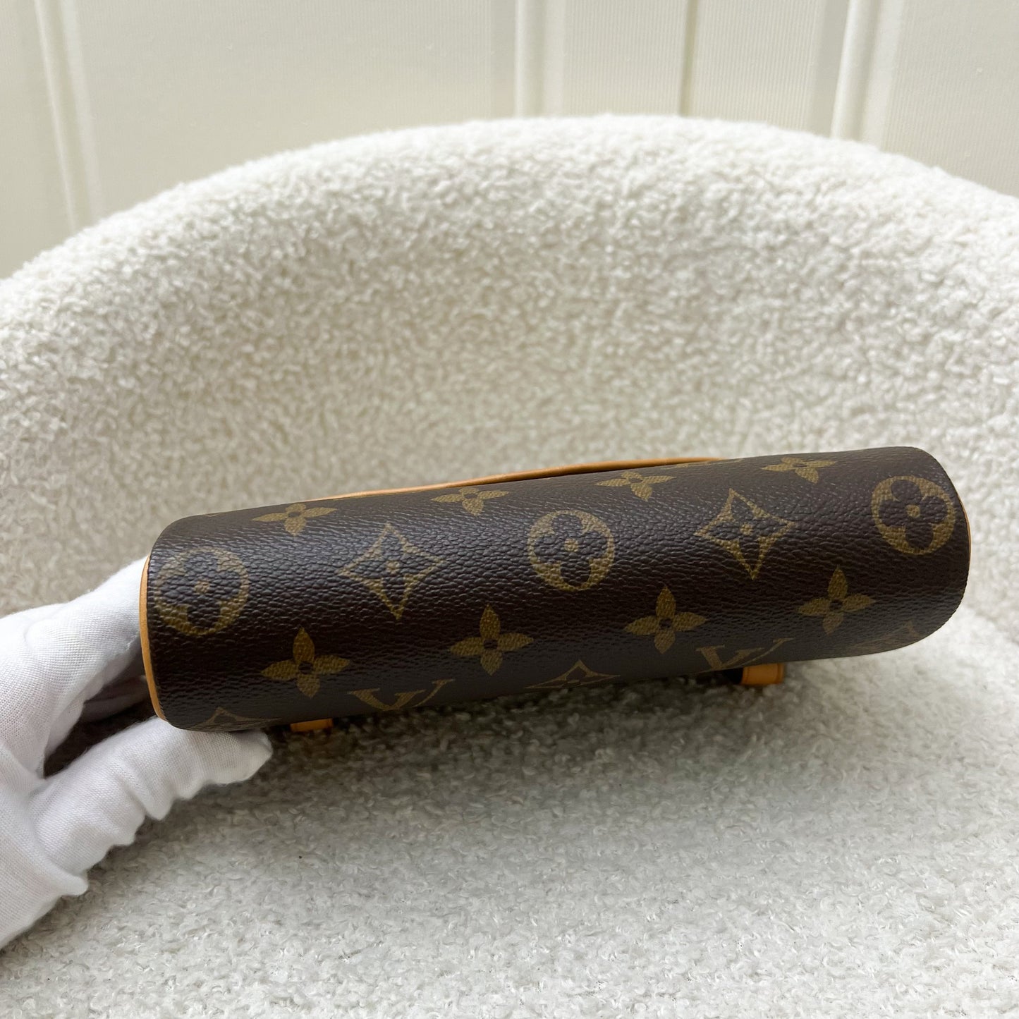 LV Pochette Friendly Two Way Mini Bag in Monogram Canvas GHW